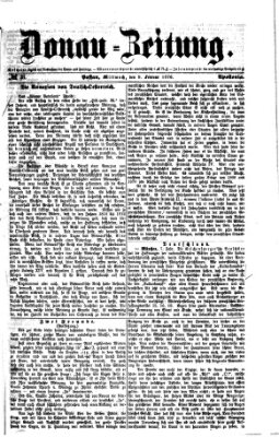 Donau-Zeitung Mittwoch 9. Februar 1876