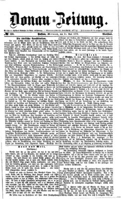 Donau-Zeitung Mittwoch 21. Juni 1876