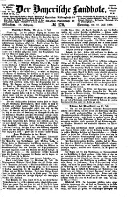 Der Bayerische Landbote Sonntag 23. Juli 1876
