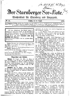 Land- und Seebote Samstag 28. August 1875