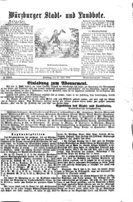 Würzburger Stadt- und Landbote Freitag 30. Juni 1876