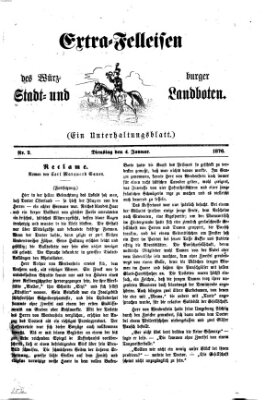 Extra-Felleisen (Würzburger Stadt- und Landbote) Dienstag 4. Januar 1876