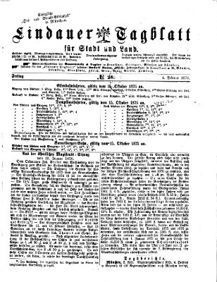 Lindauer Tagblatt für Stadt und Land Freitag 4. Februar 1876