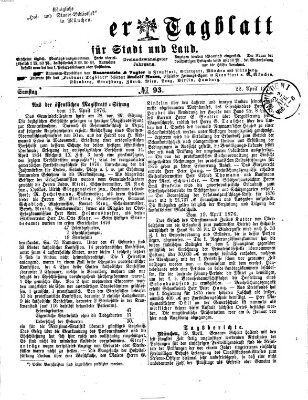 Lindauer Tagblatt für Stadt und Land Samstag 22. April 1876