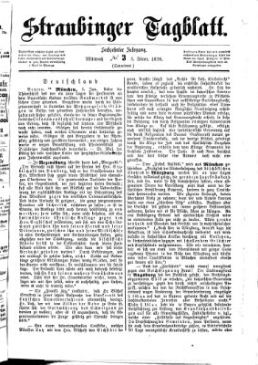 Straubinger Tagblatt Mittwoch 5. Januar 1876