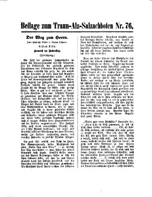 Traun-Alz-Salzachbote Freitag 6. November 1874