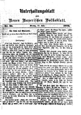 Neues bayerisches Volksblatt Montag 10. Juli 1876
