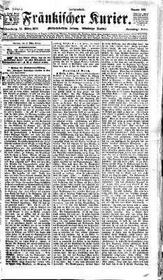 Fränkischer Kurier Samstag 11. März 1876
