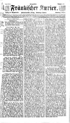 Fränkischer Kurier Sonntag 27. August 1876