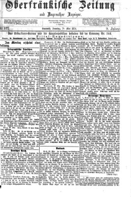 Oberfränkische Zeitung und Bayreuther Anzeiger (Bayreuther Anzeiger) Sonntag 28. Mai 1876