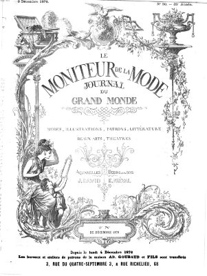 Le Moniteur de la mode Samstag 9. Dezember 1876