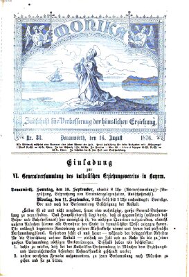 Katholische Schulzeitung (Bayerische Schulzeitung) Mittwoch 16. August 1876