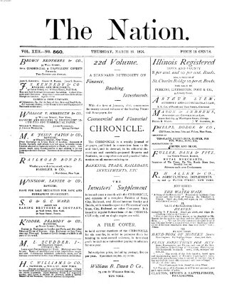The nation Donnerstag 23. März 1876