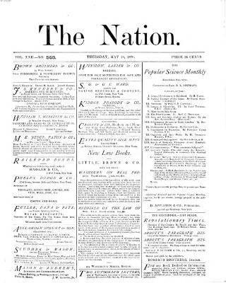 The nation Donnerstag 18. Mai 1876