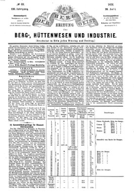 Der Berggeist Freitag 28. Juli 1876