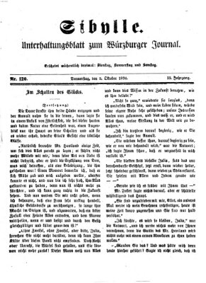 Sibylle (Würzburger Journal) Donnerstag 5. Oktober 1876