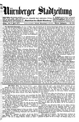 Nürnberger Stadtzeitung (Nürnberger Abendzeitung) Samstag 9. Juni 1877