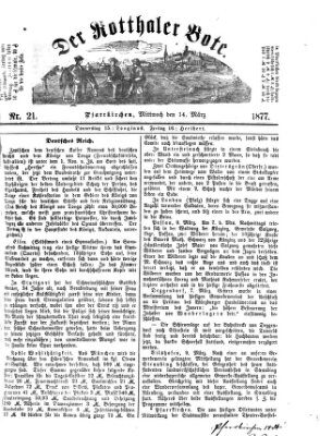Rottaler Bote Mittwoch 14. März 1877
