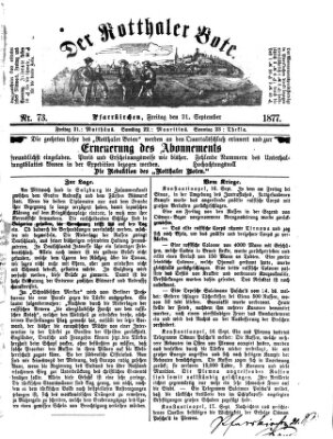 Rottaler Bote Freitag 21. September 1877