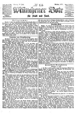 Münchener Bote für Stadt und Land Sonntag 10. Juni 1877