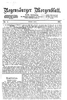 Regensburger Morgenblatt Mittwoch 3. Januar 1877