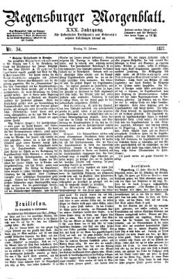 Regensburger Morgenblatt Dienstag 13. Februar 1877