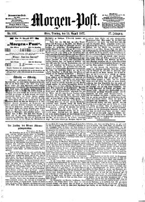 Morgenpost Dienstag 14. August 1877