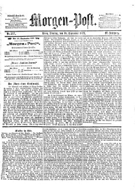Morgenpost Dienstag 18. September 1877