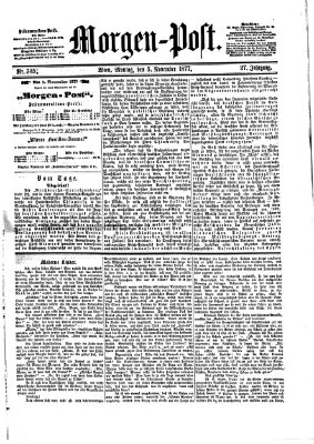 Morgenpost Montag 5. November 1877