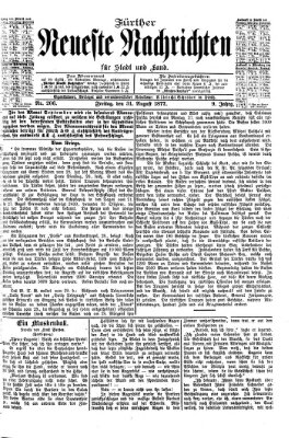 Fürther neueste Nachrichten für Stadt und Land (Fürther Abendzeitung) Freitag 31. August 1877