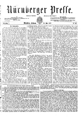 Nürnberger Presse Mittwoch 23. Mai 1877