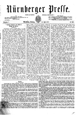 Nürnberger Presse Dienstag 17. Juli 1877