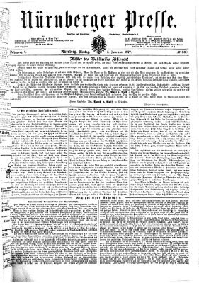 Nürnberger Presse Montag 5. November 1877
