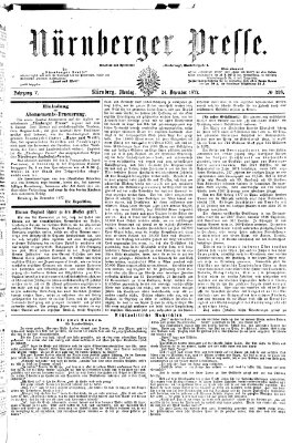 Nürnberger Presse Montag 24. Dezember 1877