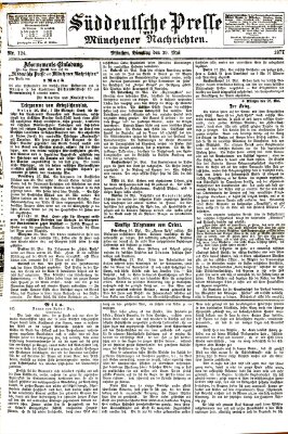 Süddeutsche Presse und Münchener Nachrichten (Süddeutsche Presse) Dienstag 29. Mai 1877