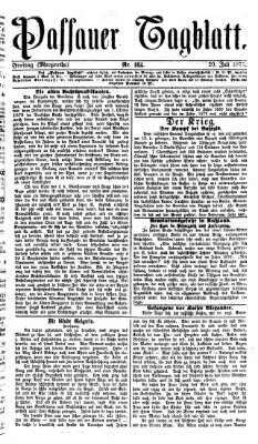 Passauer Tagblatt Freitag 20. Juli 1877