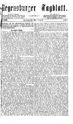 Regensburger Tagblatt Freitag 31. August 1877