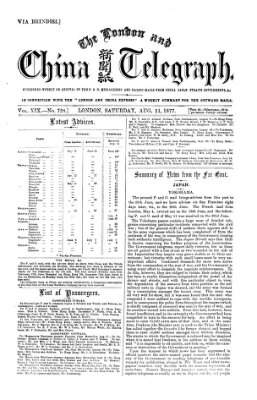 The London and China telegraph Samstag 11. August 1877