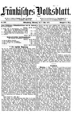 Fränkisches Volksblatt Mittwoch 9. Mai 1877