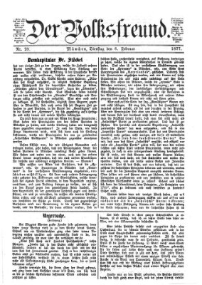 Der Volksfreund Dienstag 6. Februar 1877