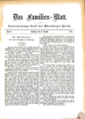 Das Familienblatt (Würzburger Presse) Sonntag 12. August 1877