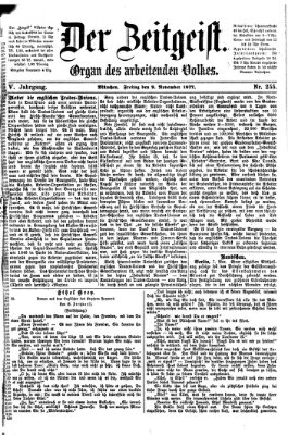 Der Zeitgeist Freitag 9. November 1877