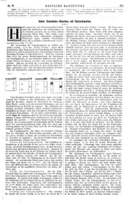 Deutsche Bauzeitung 〈Berlin〉 Samstag 1. Dezember 1877