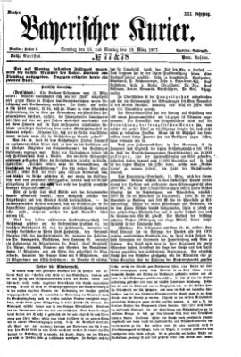 Bayerischer Kurier Montag 19. März 1877