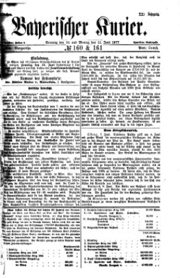 Bayerischer Kurier Montag 11. Juni 1877