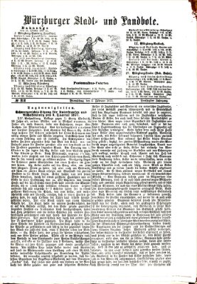 Würzburger Stadt- und Landbote Dienstag 6. Februar 1877