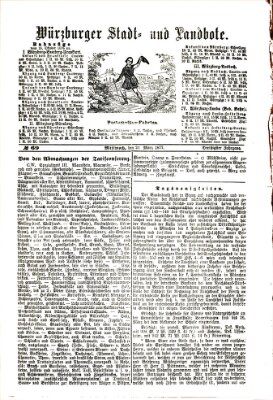 Würzburger Stadt- und Landbote Mittwoch 21. März 1877