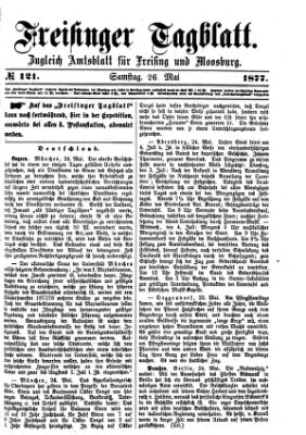 Freisinger Tagblatt (Freisinger Wochenblatt) Samstag 26. Mai 1877