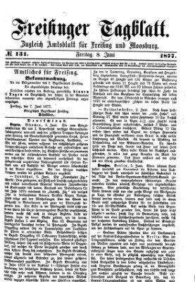 Freisinger Tagblatt (Freisinger Wochenblatt) Freitag 8. Juni 1877
