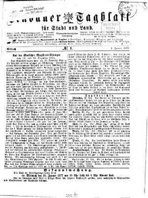 Lindauer Tagblatt für Stadt und Land Mittwoch 3. Januar 1877